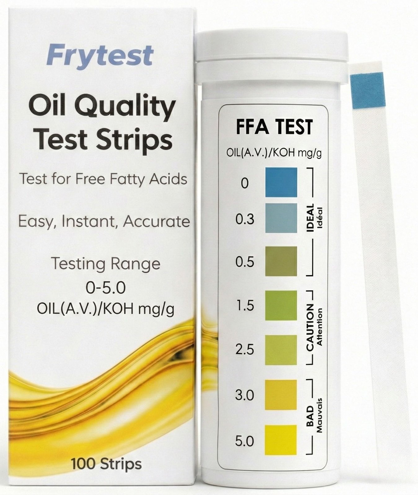 FryTest 100 — Frittieröl-Teststreifen (100 Tests)